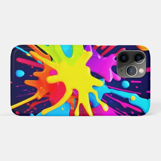 放射絵を描爆発 Case-Mate iPhoneケース (裏面(横))