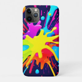 放射絵を描爆発 iPhone 11 PROケース