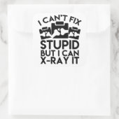 放射線おもしろいシール スクエアシール (バッグ)