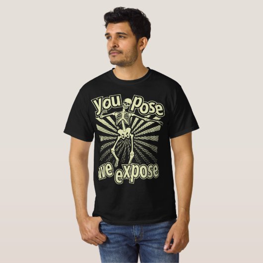 放射線おもしろい引用文 Tシャツ (正面フル)