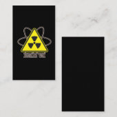 放射線おもしろい放射線素晴らしい技術 名刺 (正面/裏面)