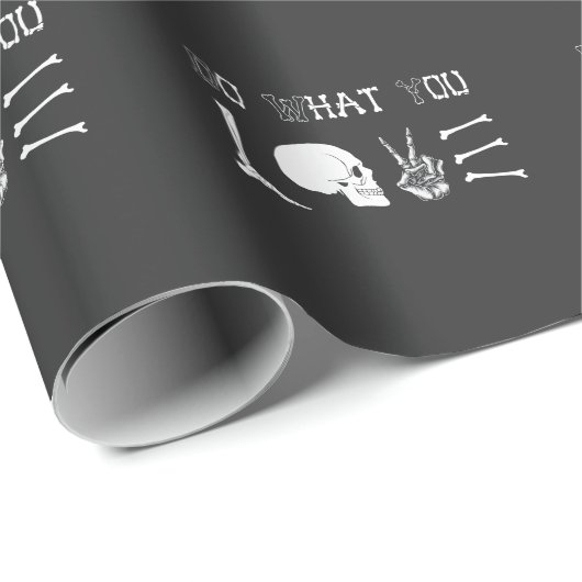 放射線おもしろい放射線骨格素晴らしい技術者 ラッピングペーパー (ロールコーナー)