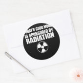 放射線による今日の良い気分 ラウンドシール (封筒)