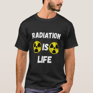 放射線は生命の核ハザードのフォールアウトシンボルRa Tシャツ