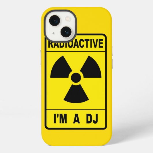 放射線を出すDJ iPhoneケース (裏面)