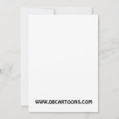 放射線カートゥーンカード (裏面)