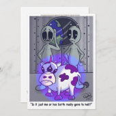 放射線カートゥーンカード (正面/裏面)