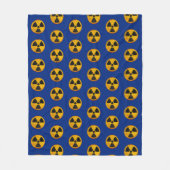 放射線シンボルフリースブランケット フリースブランケット (正面)