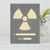 放射線シンボル座席表 招待状 (スタンド正面)