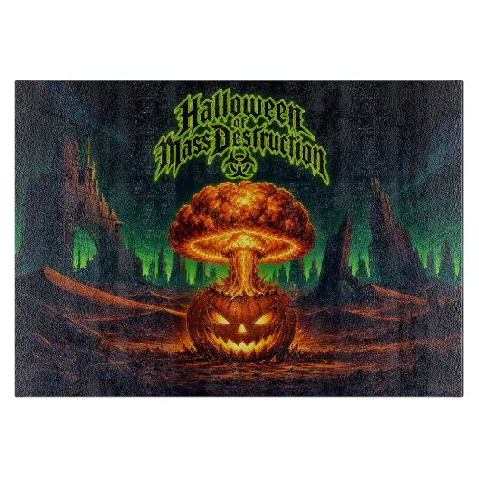 放射線ジャックオランタン ハロウィンオブ大量破壊 カッティングボード (正面)