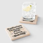 放射線セラピストラブベーキング ストーンコースター (横)