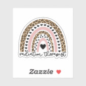 放射線セラピストレインボー、素晴らしいセラピーグラッドギフト シール (シート)