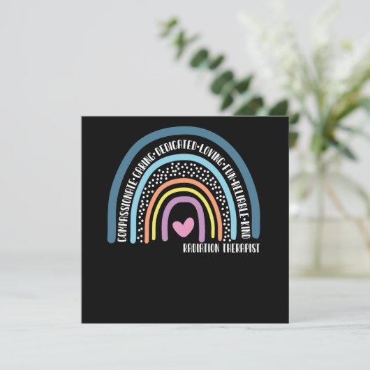 放射線セラピスト思気にいやりのある専用 招待状 (スタンド正面)