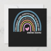 放射線セラピスト思気にいやりのある専用 招待状 (正面)