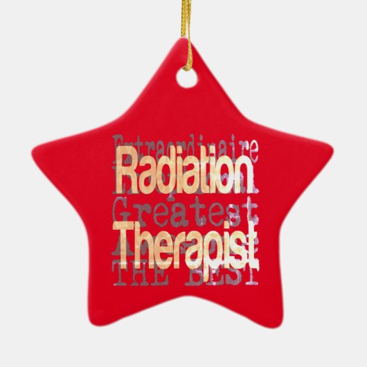 放射線セラピスト超常現象 セラミックオーナメント (裏面)