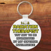 放射線セラピスト...優れた知能 キーホルダー (正面)