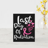 放射線セラピーの最終日 カード (黄色い花)