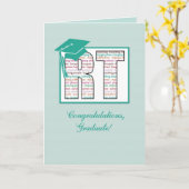 放射線セラピー卒業祝いRT カード (黄色い花)