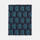 放射線セラピー放射セラピスト  フリースブランケット (正面)