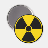 放射線ハザード徴候 マグネット (正面/裏面)