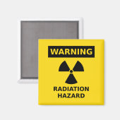 放射線ハザード磁石 マグネット (正面/裏面)