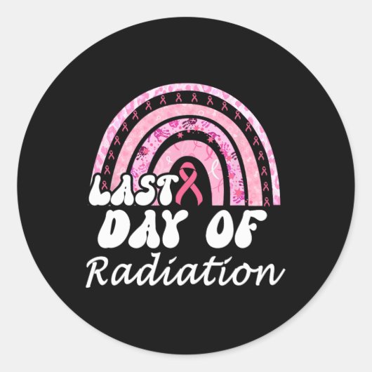 放射線乳癌の生存者の最終日 ラウンドシール (正面)