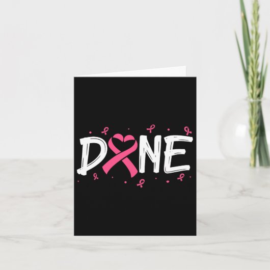 放射線化学乳癌の最後の日に行われる阿波 カード (正面)