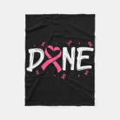 放射線化学乳癌の最後の日に行われる阿波 フリースブランケット (正面)