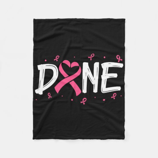 放射線化学乳癌の最後の日に行われる阿波 フリースブランケット (正面)