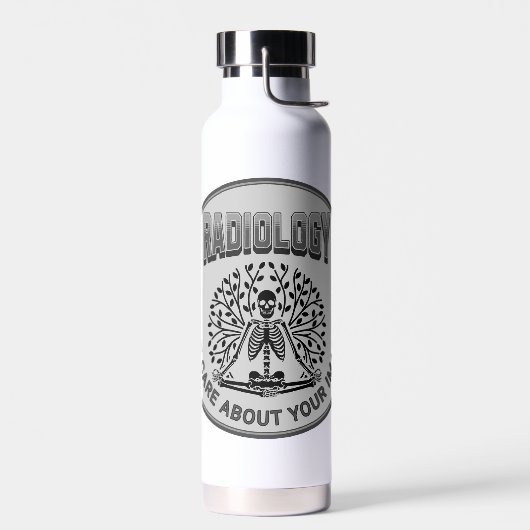 放射線医学ユーモア – あなたのイメージの問題 ウォーターボトル (左面)