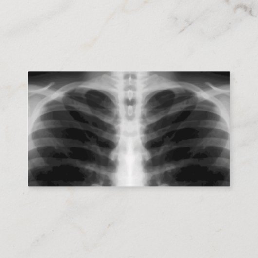 放射線医学画像編集可能名刺 名刺 (裏面)