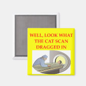 放射線学のジョーク マグネット (正面/裏面)