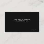 放射線学の実験室 名刺 (裏面)