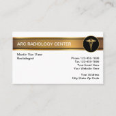 放射線学の実験室 名刺 (正面)