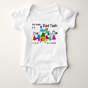放射線学の技術の子供および乳児のTシャツ ベビーボディスーツ
