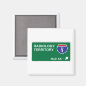 放射線学の次の出口 マグネット (正面/裏面)