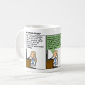 放射線学への歓迎 コーヒーマグカップ (正面左)