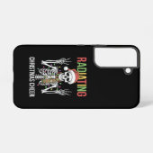 放射線学クリスマスサンタスケルトンX線技術者 SAMSUNG GALAXYケース (裏面横)