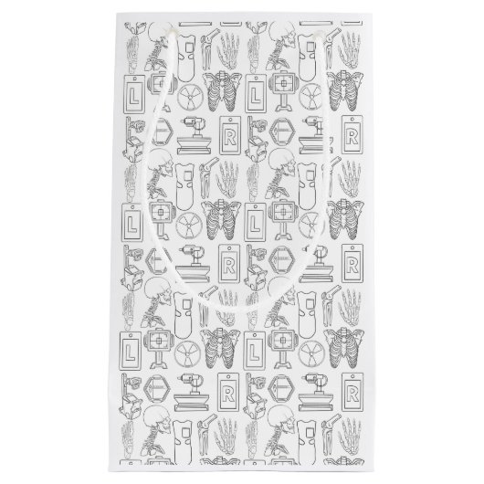 放射線学テーマ スモールペーパーバッグ (正面)