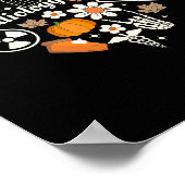 放射線学秋ハートX線テックオータムカボチャ ポスター (角)