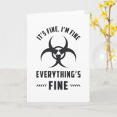 放射線学素晴らし私は素晴らしすべて素晴らし カード (黄色い花)