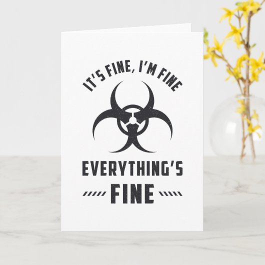 放射線学素晴らし私は素晴らしすべて素晴らし カード (黄色い花)