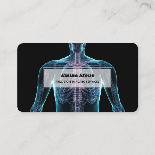 放射線学者 名刺 (正面)