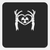 放射線学X線テックハート型スケルトンハンドD スクエアシール (正面)