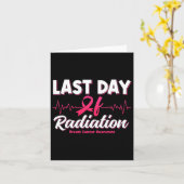 放射線心拍の最後の日の乳がん戦争 カード (黄色い花)