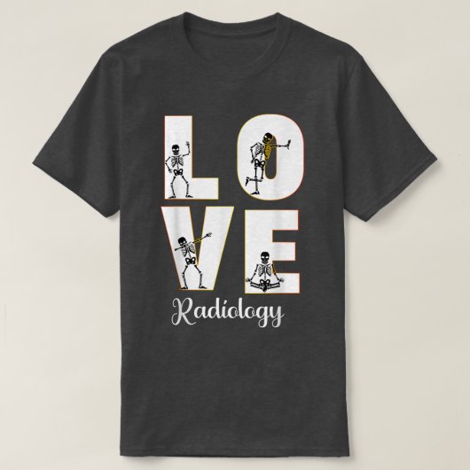 放射線愛X線分隊マット Tシャツ (デザイン正面)