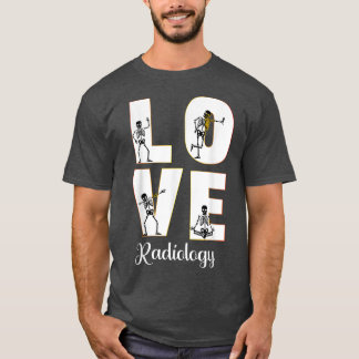 放射線愛X線分隊マット Tシャツ