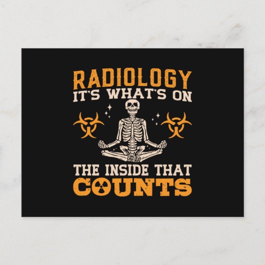 放射線技師それがテクノロジー技術者に何がある ポストカード (正面)