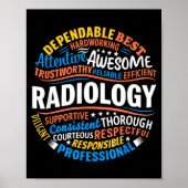 放射線技師のユーモアあふれるラドテックウィーク感謝 Radiolo ポスター (正面)
