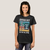 放射線技師の放射線技師X線技術 Tシャツ (正面フル)